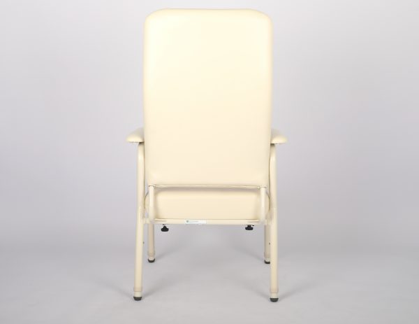 chair with high back and arms