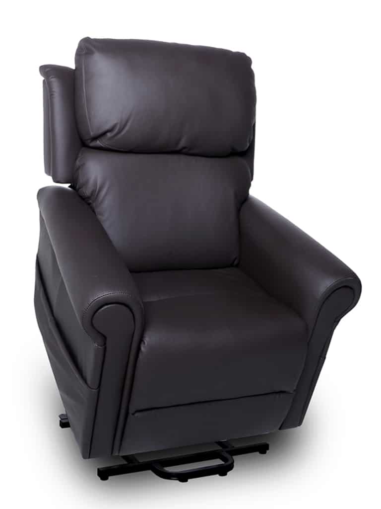 Royale Chadwick Leather Lift Chair Quad Motor With Head Power Lumbar Free Sheepskin Lift Chairs