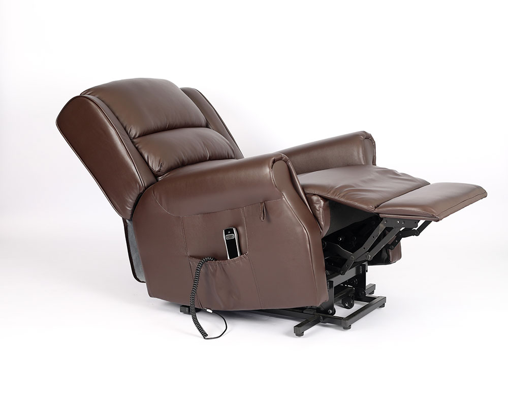 Lift chairs- quad motor leather lift chair for sale at Mobility Caring