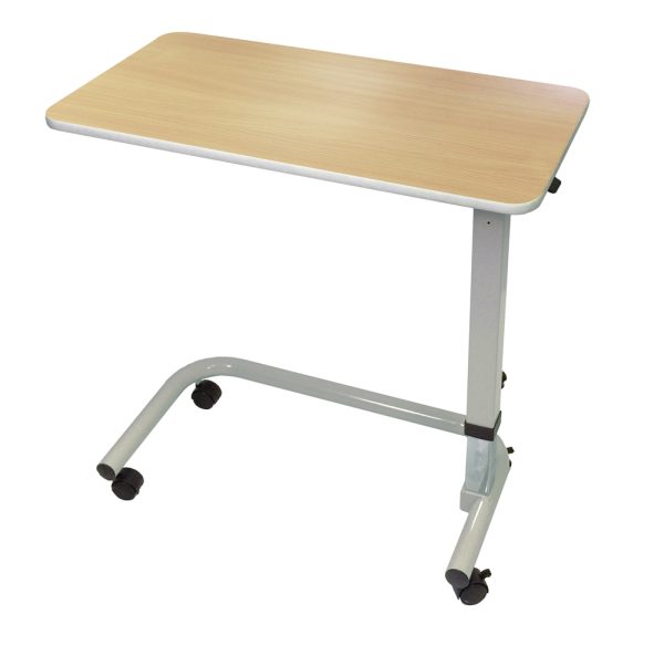 Aspire Overbed Table - Laminate Flat Top - Beech