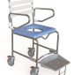 Transit Mobile Shower Commode With Slideout Footplate – 445mm