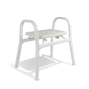 Premium Bariatric Padded Shower Stool - Aluminium Rust Free (56 cm, 280 kg)