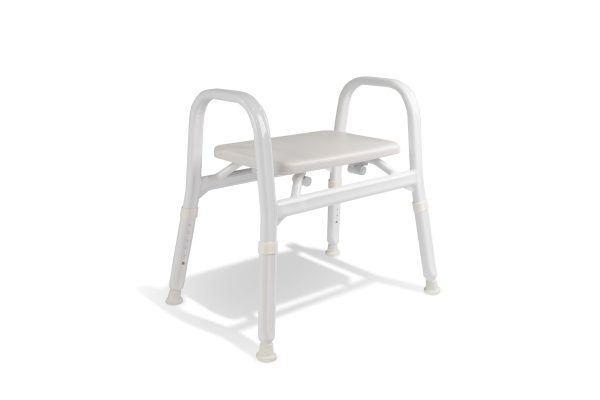 Premium Bariatric Padded Shower Stool - Aluminium Rust Free (56 cm, 280 kg) Premium Bariatric Padded Shower Stool - Aluminium Rust Free (56 cm, 280 kg)