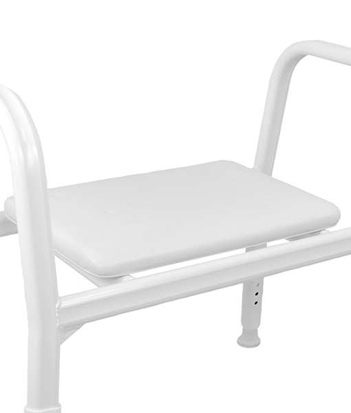 Premium Bariatric Padded Shower Stool – Aluminium Rust Free Premium Bariatric Padded Shower Stool – Aluminium Rust Free