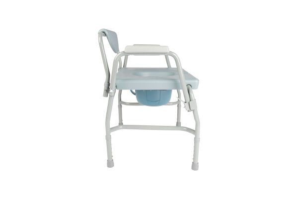 Bariatric Drop Arm Commode Chair - 3 in 1